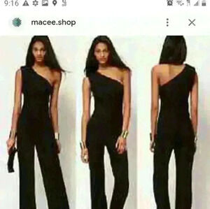 NWNT garage sexy party/cocktail office wedding jumpsuit with side slit size 9/10